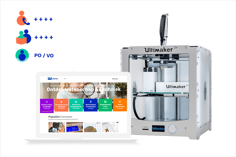 3D-Discovery Uitgebreid (met Ultimaker 2+)