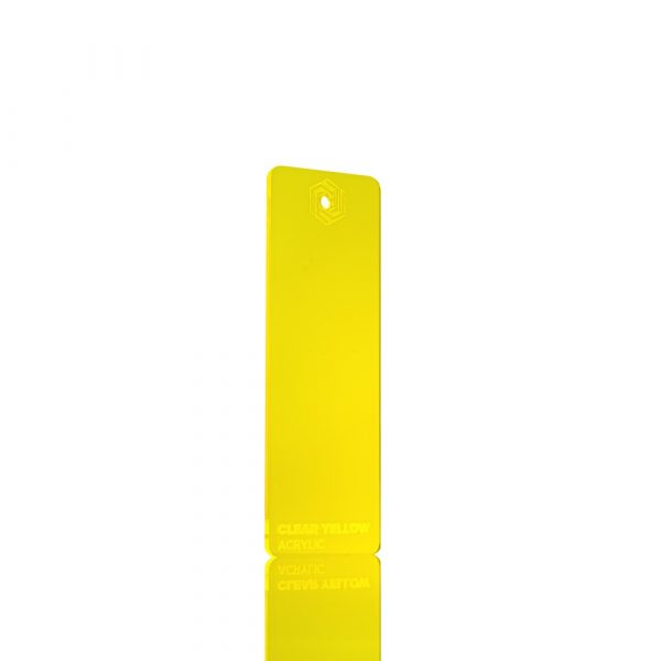 Acrylic Clear Yellow - wit