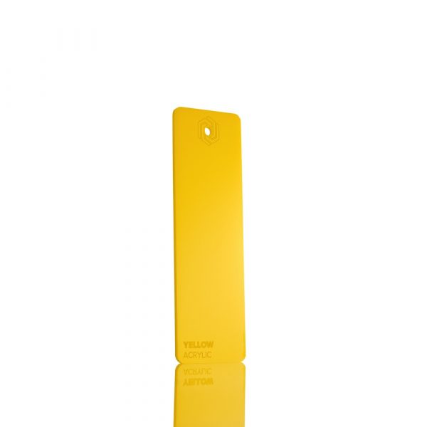 FLUX lasersnijdmateriaal Acrylic Yellow - wit