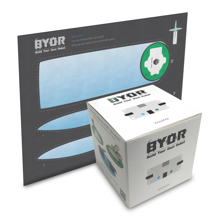 BYOR Edu Kickoff-kit Draaiknop + Motor